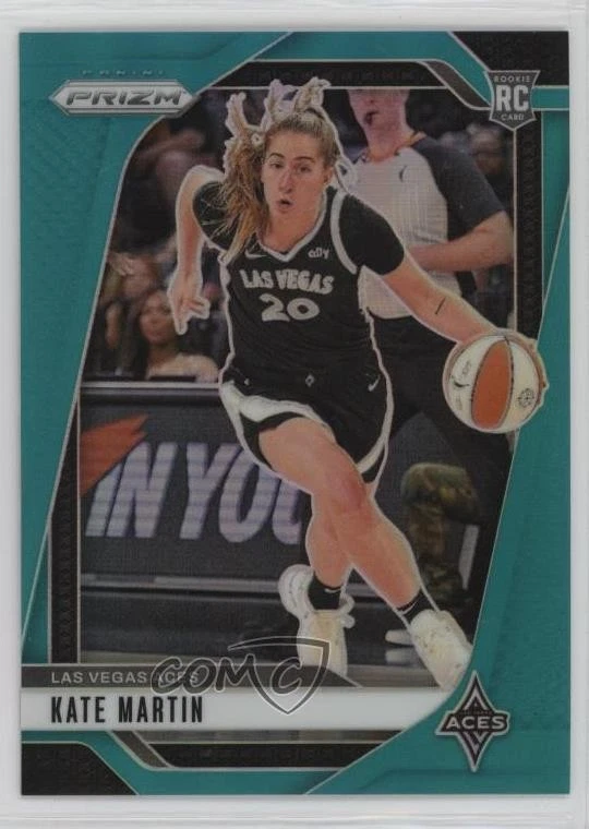 2024 Panini Prizm WNBA Teal Prizm /49 Kate Martin #126 Rookie RC