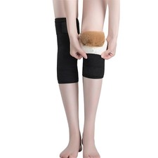 Winter Knee Warmers Thick Fleece Lined Knee Braces Thermal Ski Cycling Leg Sl...