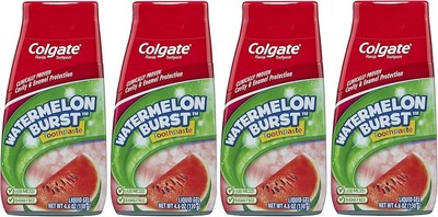 Colgate Anticavity Kids Toothpaste with Fluoride for Ages 2+, Watermelon Burst F