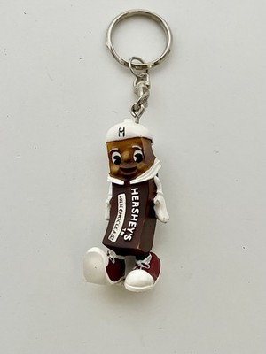 Hershey's Milk Chocolate Bar Keychain Key Ring Novelty Mascot Souvenir Bag Clip