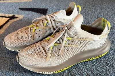 Adidas 4D Fusio FY5928 - grau solar gelb - Gr. 43 1/3 - neuwertig