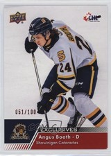 2022-23 Upper Deck CHL Exclusives 51/100 Angus Booth #14