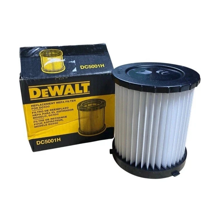 NIB Dewalt DC5001H Reusable Replacement HEPA Filter For DC500 - Foto 8