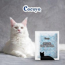 3 Pack COCOYO Crystal Cat Litter I Silica Gel Cat Litter