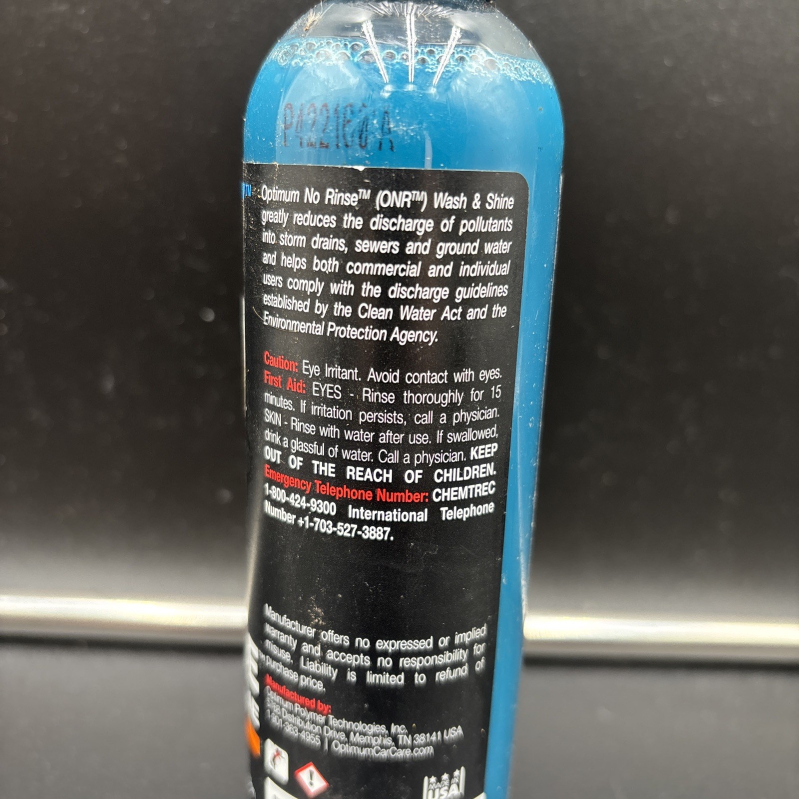 Optimum No Rinse Wash and Shine - ONR Car Wash, New 8 Fl Oz (Pack of 1) 