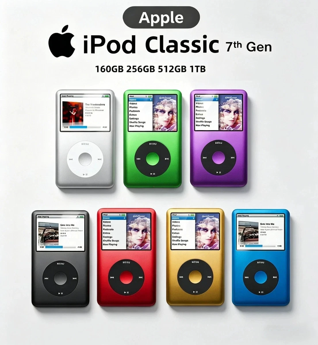 Apple iPod 7th Generation iPod Classic for sale | eBay