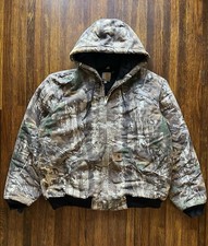 RARE Carhartt J221 977 Made In USA Union Made Detroit Faded Camouflage Mens Med