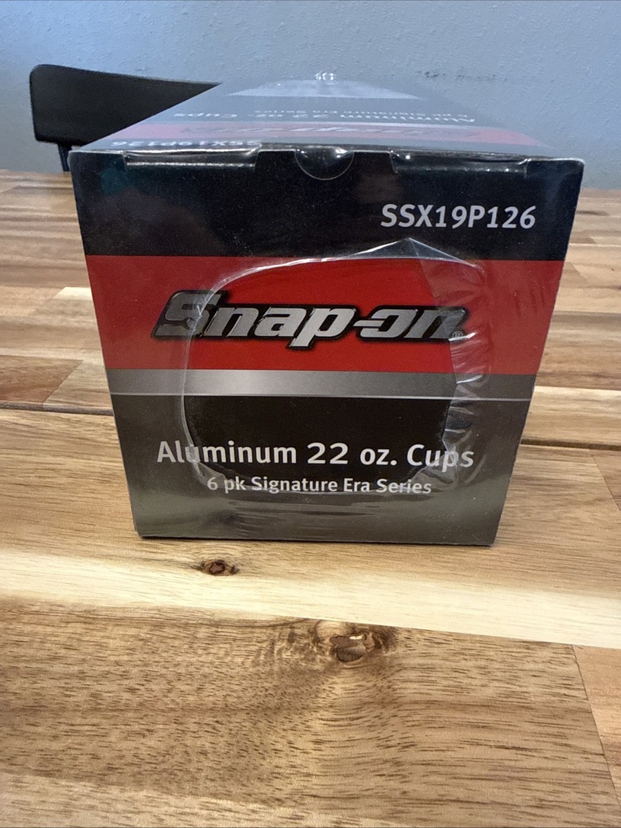 Snap On Tools 100th Anniversary 6 Pack Aluminum 22oz Cups