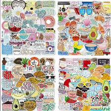 200PCS Cute Funny Aesthetic Stickers 4 Packs