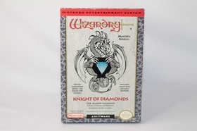 Wizardry: Knight of Diamonds NES Nintendo Complete CIB! GREAT Condition! RARE!