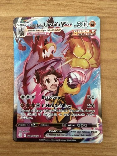 Single Strike Urshifu VMAX TG19/TG30 Pokemon Brilliant Stars Near Mint NM