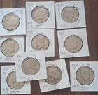 10 1968 d 40 percent silver kennedy half dollars