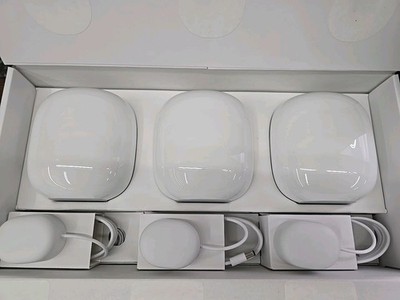 Google Nest Wifi Pro 6E 3台 Google Nest Wifi Pro Wi-Fi 6E Router Mesh System - Snow (3-Pack