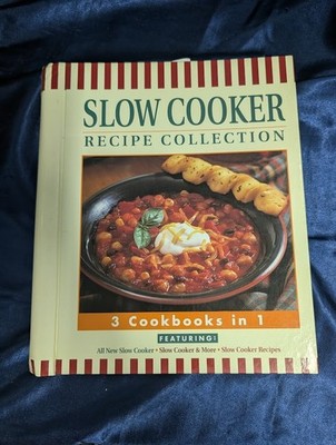 Slow Cooker Recipe Collection 3 Cookbooks in 1 Hardcover Cookbook