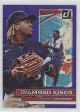 2022 Panini Donruss Diamond Kings Holo Purple Jose Ramirez #7 0m0g
