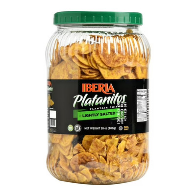 Iberia Lightly Salted Plantain Chips 20 oz