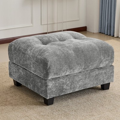 Chenille Ottoman 86.30'' L x 26.00'' W x 36.60'' H 4 Position Adjustable Backrest