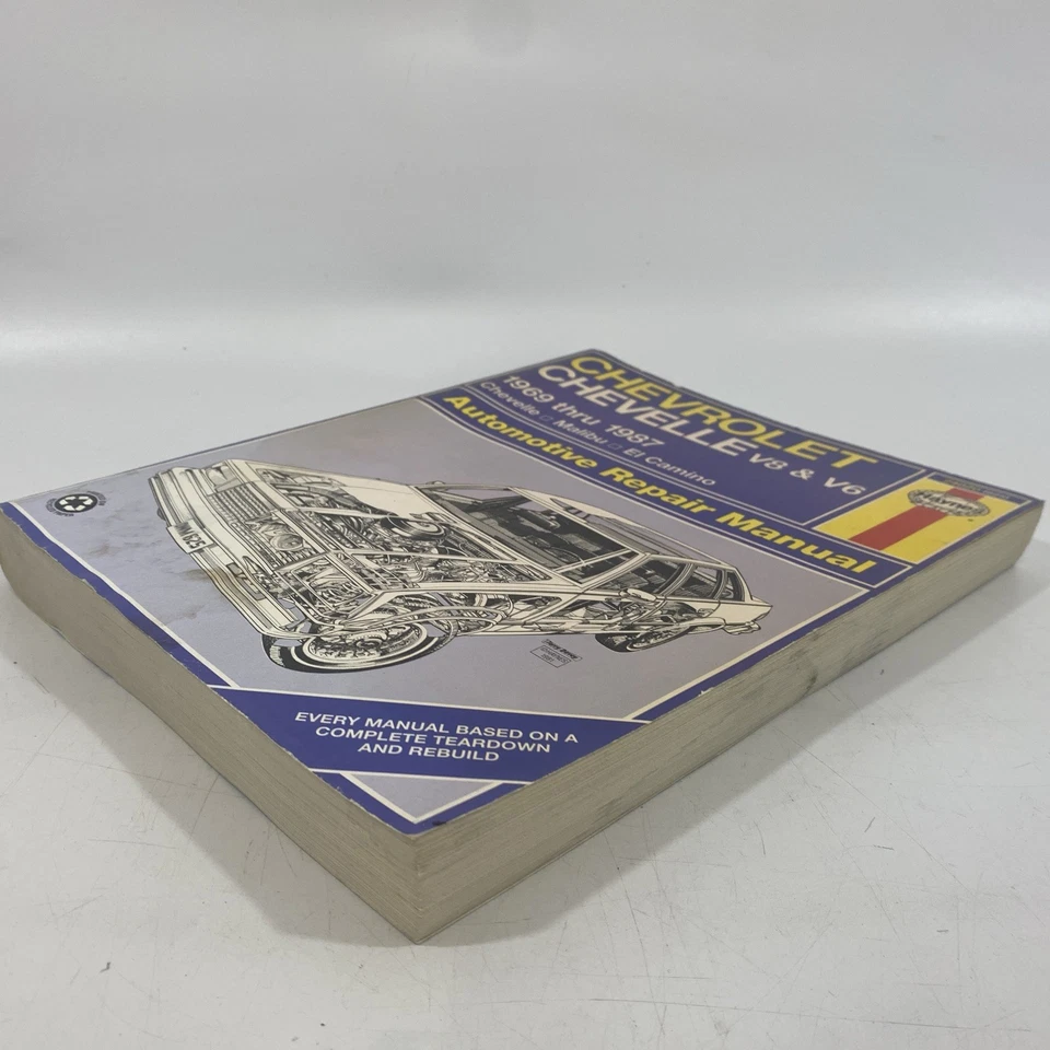 Руководство по ремонту Chevrolet Chevelle Malibu El Camino 1969-1987 Haynes 24020 - Изображение 3 из 3