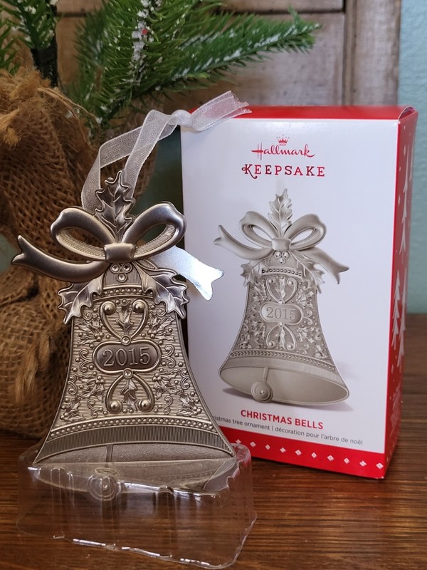 2015 Hallmark Ornament ~ CHRISTMAS BELLS ~  METAL                        
