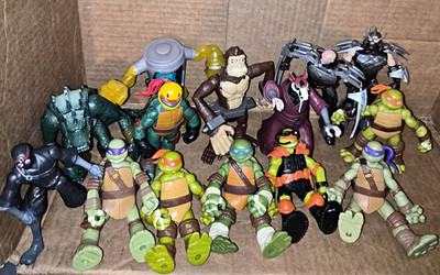  TMNT 2012-2014 Nickelodeon Action Figures Lot of 14 Playmates Loose