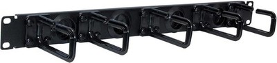 Tripp Lite SmartRack 1HE Horizontaler Kabelmanager Flexibler Ring SRCABLERING1U