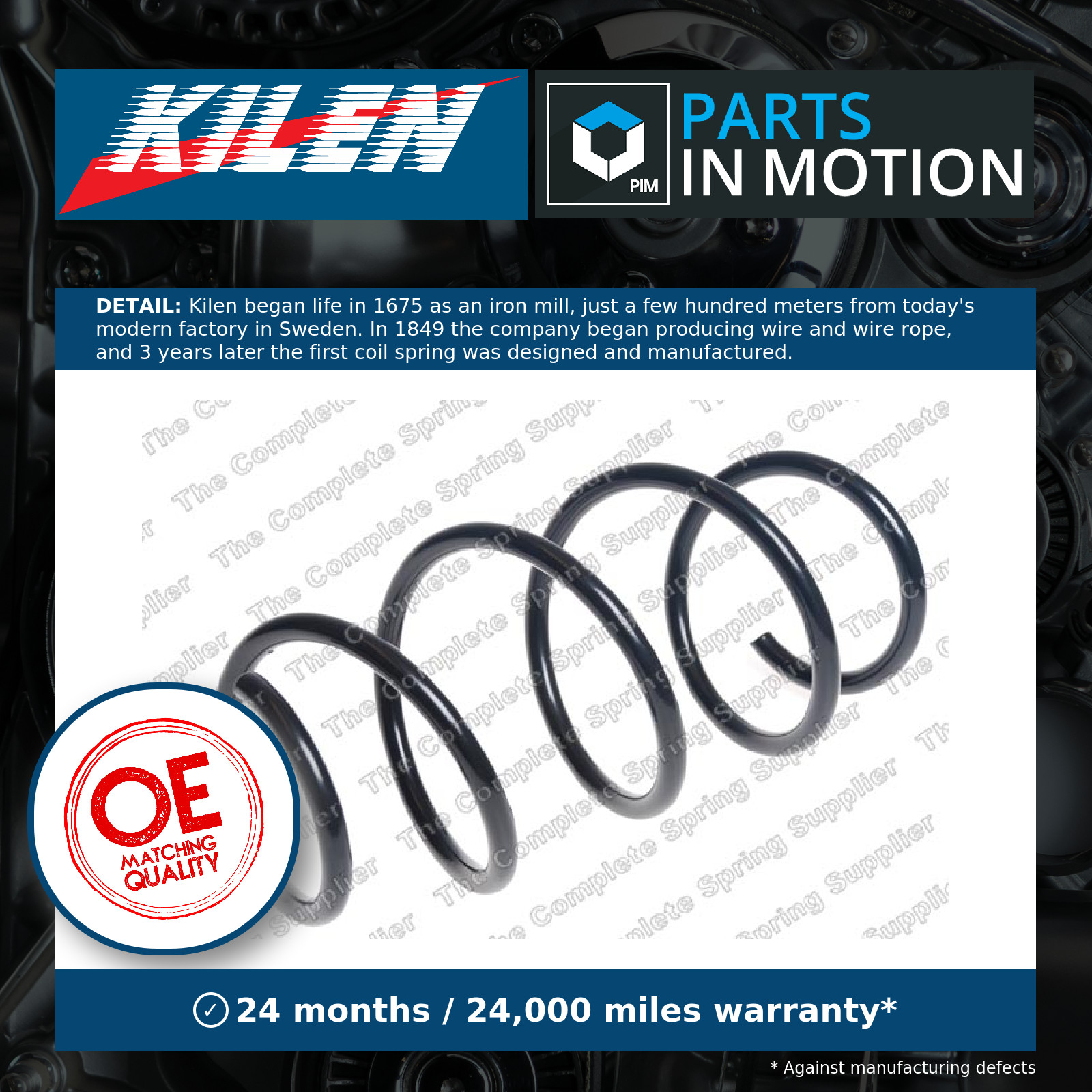 Front LESJÖFORS 4004306 Coil Spring for AUDI - Image 6
