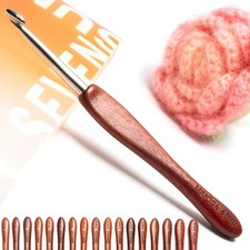 Mimosa 6.5mm Single Crochet Hook, Available in 0.6mm-6.5mm, Ergonomic Hand Po...
