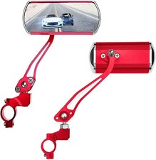 Bike Mirrors Handlebar Rearview Mirror, Bicycle Mirrors for Handlebars 2 pack, B