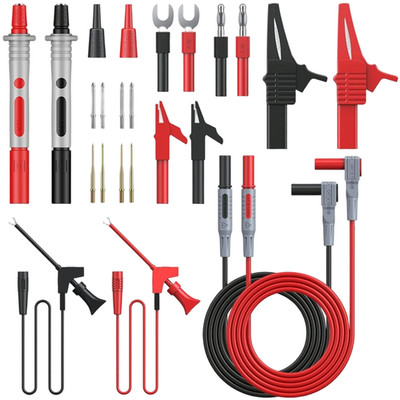 For Auto Diagnostic Multimeter Test Wires with Hooks and For ALLIGATOR Clips