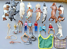 Schleich Pferde Konvolut, Menschen, Tierpfleger, Reiter, Fohlen , Zubehör