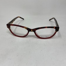 ELLEN TRACY EYEWEAR KARDISTA WINE AMBER TORTOISE 51-17-135 FLEX HINGE 192B