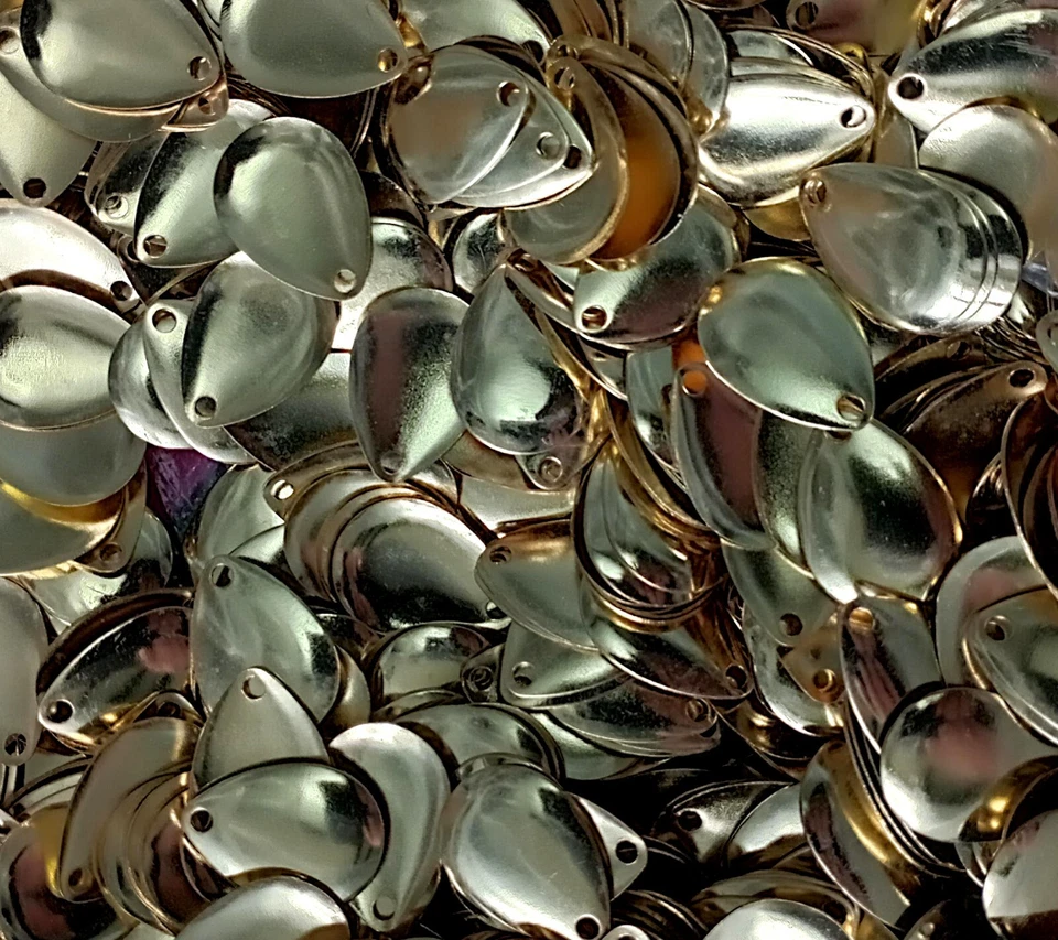 Hojas giratorias de metal para pesca - pez plano, solla, lubina, salmonete, lucio, perca Foto 3 de 3