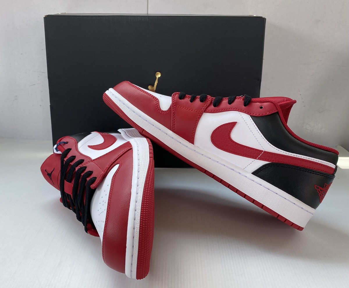 Air Jordan Low “Chicago Bulls” White/Gym Red/Black UK 10/US 11