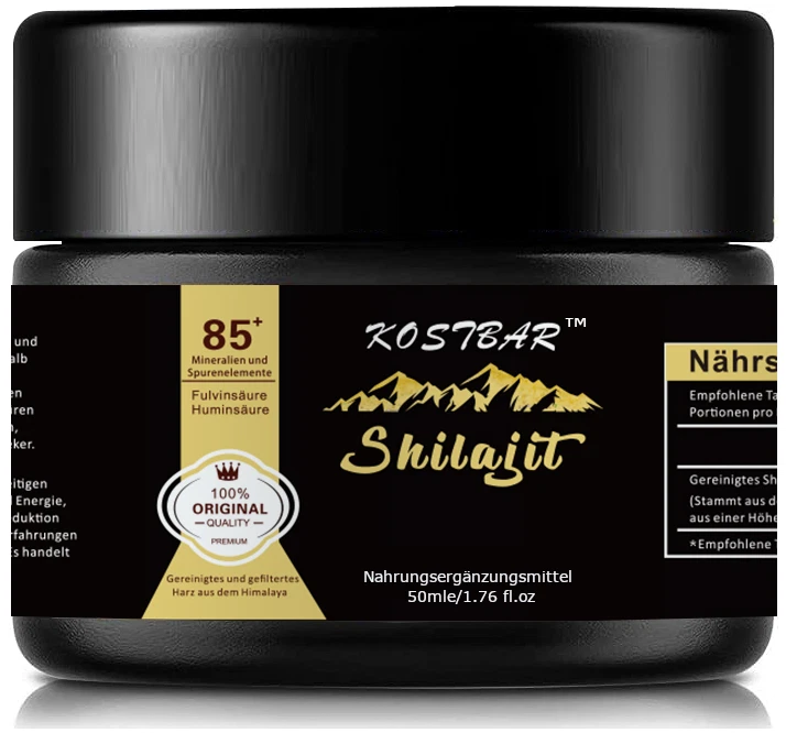 Himalaya Shilajit Resin 50ml Fulvinsäure Huminsäure Mineralien 100% Rein - Bild 2 von 3