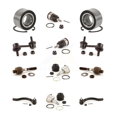 Front Bearing Upper Lower Ball Joint Outer Inner Tie Rod Link Kit (12Pc) For TSX
