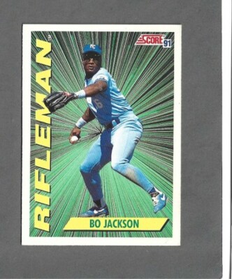 Bo Jackson K.C.Royals Rifleman 1991 Score #412