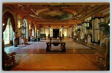 Postcard Henry Morrison Flagler Museum Marble Entrance Hall Palm Beach Florida 