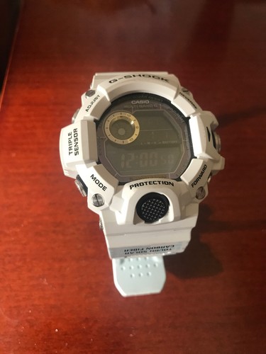 RARE White Casio GSHOCK Rangeman Burton Watch GW9400BTJ8 *us RARE White Casio GSHOCK Rangeman Burton Watch GW9400BTJ8 *us