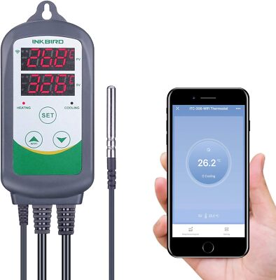 WLAN-Thermostat Heizung Kühlung, ITC-308-WIFI Steckdose Thermostat
