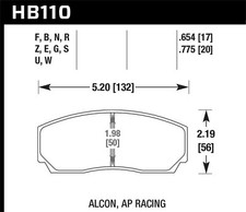 Hawk Performance Hb110b.654 Hps 5.0 Disc Brake Pad