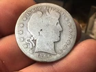 1896-S US Barber Half Dollar, scarce date, Wholesale on a G is $85