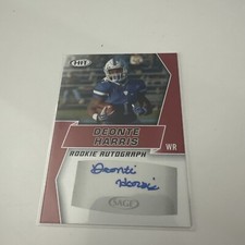 2019 Sage Hit Premier Draft - Rookie Autographs #A76 Deonte Harty (AU, RC)