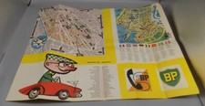 BP Brussels Map 1958 Worlds Fair Expo 58 Universal International Exhibition