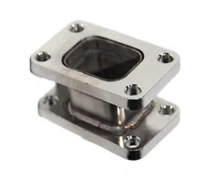 2" Height SS Turbo Charger Turbo Manifold Flange T3 to T3 Adapter Conversion