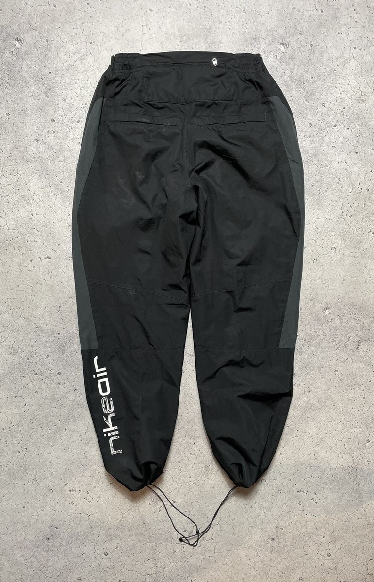 Vintage Nike Track Pants Nylon Drill Y2K Swoosh Big Logo | eBay
