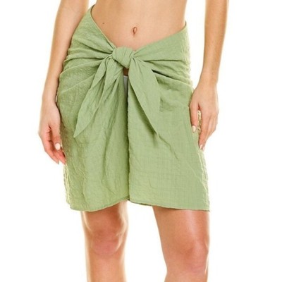 Onia Mini Gauze Wrap Pareo in Cactus Green Size Large New Beach Cruise