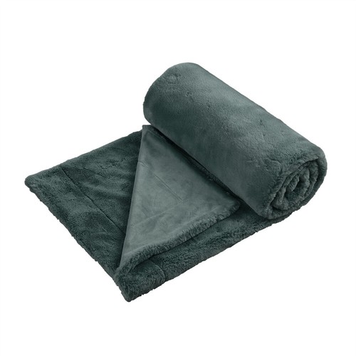 Fox Faux Fur Throw Blanket Warm Luxury Plush Cozy for Bed Couch Sofa Solid Color - Picture 62 of 160