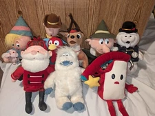 8x Vintage Rudolph The Red Nose Reindeer The Island Of Misfit Toys Plush 12"