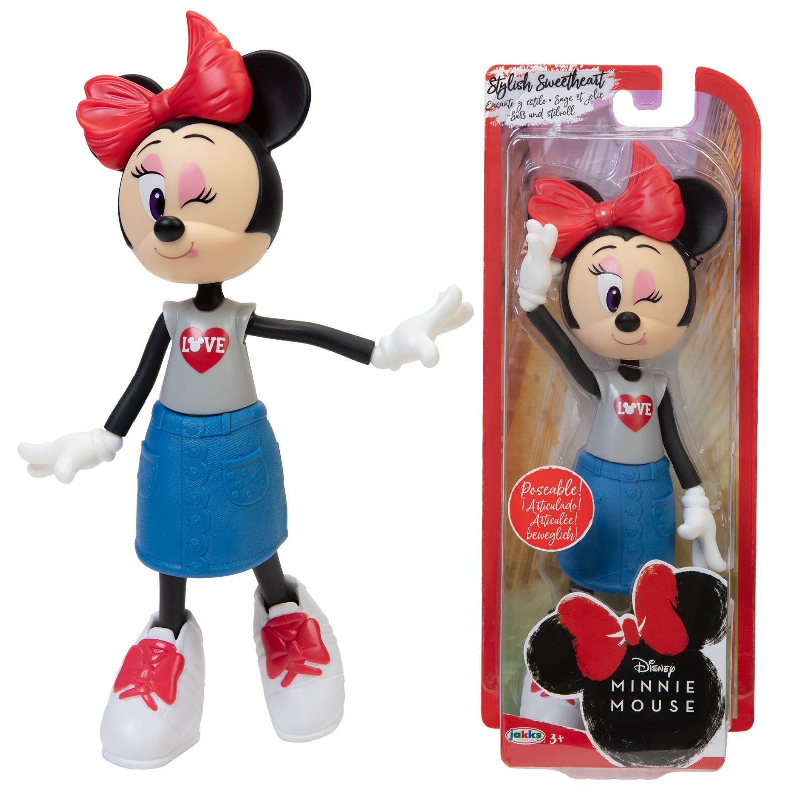 Muñeca Articulada Minnie Mouse 24 Cm Stylish Sweetheart