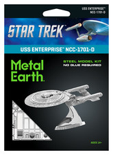 Fascinations Metal Earth Star Trek USS Enterprise NCC-1701D Kit Modelo Acero 3D